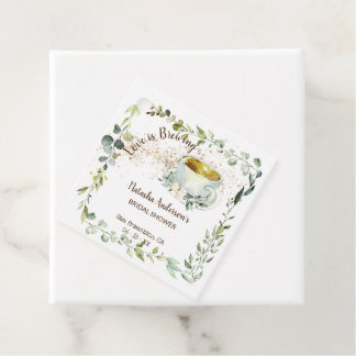 Love is Brewing Herbal Tea Bridal Shower Favour Tags