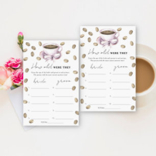 Love is brewing  How old were they bridal