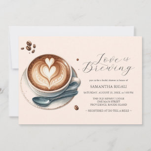 Love is Brewing Invitations Bridal Shower