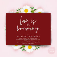 Love is brewing, Perfect Bridal Shower Beer Party