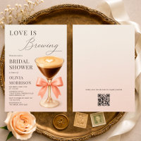 Love is Brewing QR Code Bridal Shower