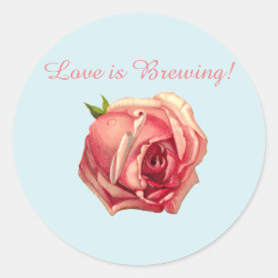 Love is Brewing: Tea Party Bridal Shower Sticker