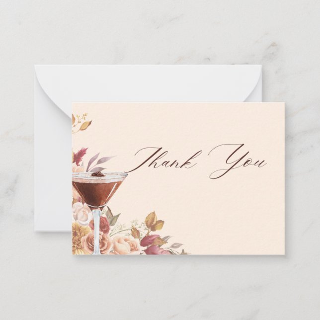 Love is Brewing Thank You Card (Front)