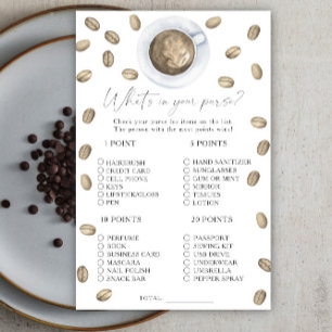 Love is brewing What's in your purse game