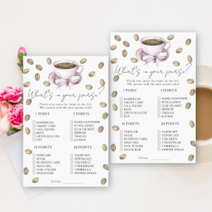 Love is brewing What's in your purse game