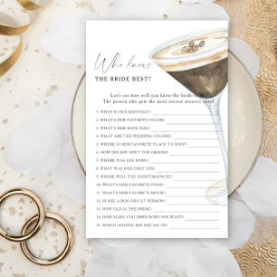 Love is brewing Who knows the bride best