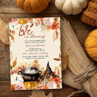 Love is Brewing Witch Cauldron Fall Bridal Shower
