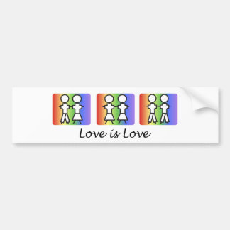 love-is bumper sticker