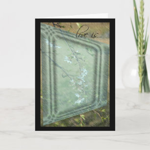 Love is~ Cherry Blossom Anniversary Card