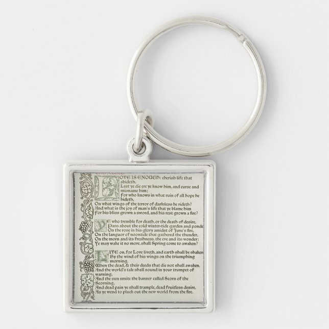 Love is enough, 1897 key ring (Front)