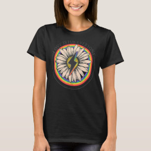 Love Is For Everyone Daisy Rainbow Lgbt Flag Lgbtq T-Shirt
