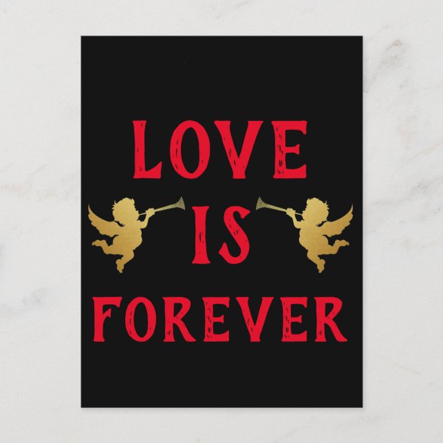 Love is Forever Postcard (Front)