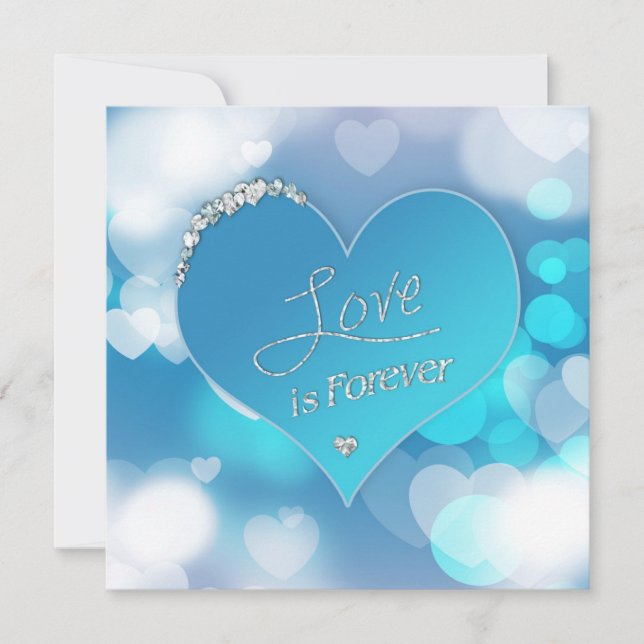 Love is Forever - Wedding Vow Renewal Invitation (Front)