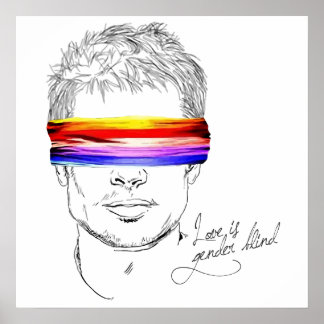 Love Is Gender Blind Poster