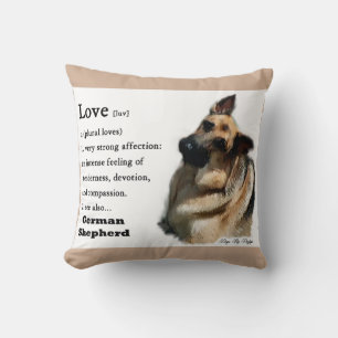 Love Is German Shepherd Gifts Cushion