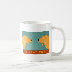 Love is Give and Take- Stephen Huneck Coffee Mug