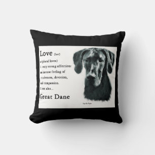 Love Is Great Dane Gifts Cushion