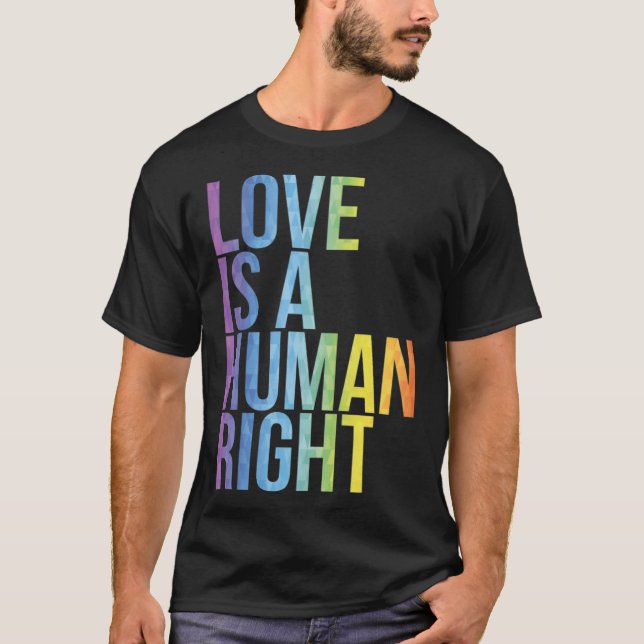 Love is Human Right, LGBT, Gay bible  T-Shirt (Front)