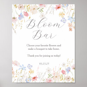 Love Is In Bloom Bar Sign