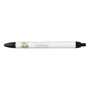 Love is in Bloom BoHo  Black Ink Pen