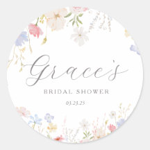 Love Is In Bloom Bridal Shower favour tags