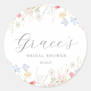 Love Is In Bloom Bridal Shower favour tags