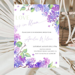Love Is in Bloom Bridal Shower-Floral Garden Theme Invitation