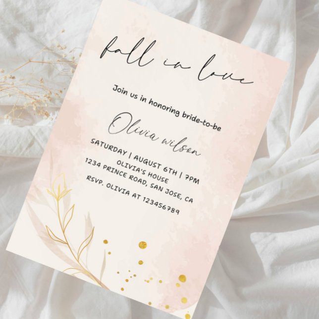 Love Is in Bloom Bridal Shower-Floral Garden Theme Invitation (Creator Uploaded)