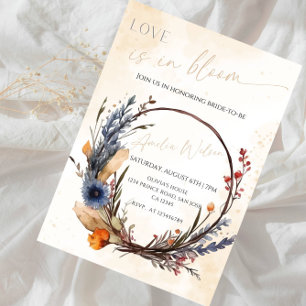 Love Is in Bloom Bridal Shower-Floral Garden Theme Invitation