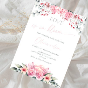 Love Is in Bloom Bridal Shower-Floral Garden Theme Invitation