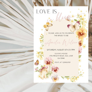 Love Is in Bloom Bridal Shower-Floral Garden Theme Invitation
