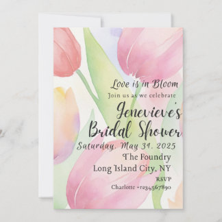 Love is in Bloom Bridal Shower Invitation