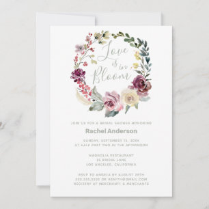Love is in Bloom Bridal Shower Invitation
