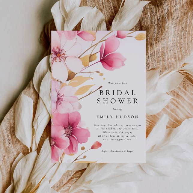 Love is in Bloom Bridal Shower Invitation (Creator Uploaded)
