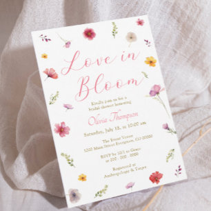 Love is in Bloom Bridal Shower Invitation