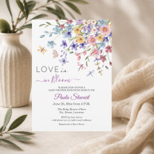 Love is in Bloom Dragonflies Baby Shower