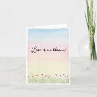 Love is in Bloom Holiday Card