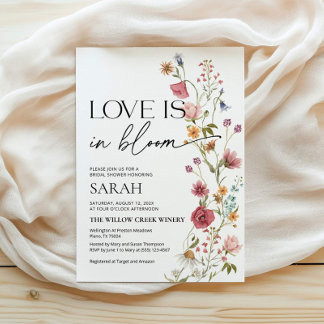 Love is In Bloom Invitation | Bridal Shower Invite