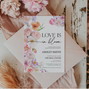 Love Is in Bloom Invitation   Floral Fiesta