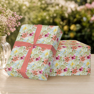 Love Is in Bloom Lily Garden Gift Wrapping Paper