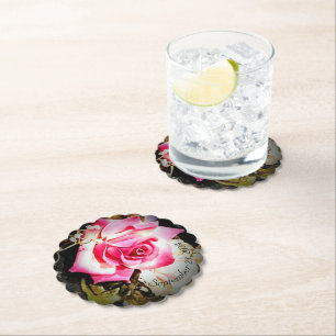 Love is in Bloom Paper Coaster