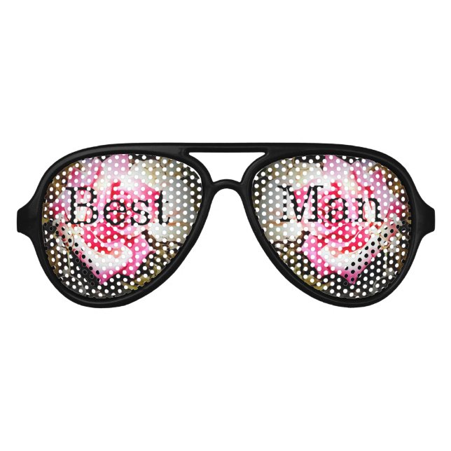 Love is in Bloom Wedding Party Sunglasses (Front)