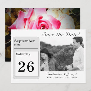 Love is in Bloom Wedding Save The Date
