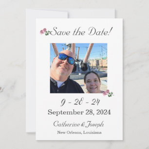 Love is in Bloom Wedding Save The Date