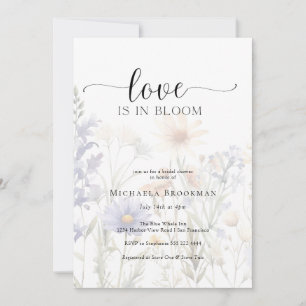 Love is in Bloom Wildflower BridaI Shower Invitation