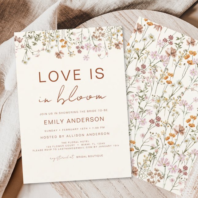 Love is in Bloom Wildflower Bridal Shower (Creator Uploaded)