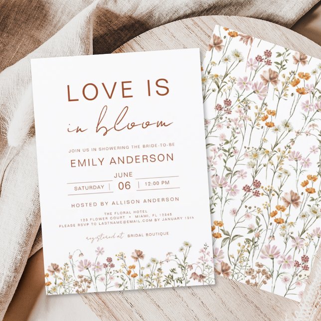 Love is in Bloom Wildflower Bridal Shower (Creator Uploaded)