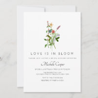 Love is in Bloom Wildflower Bridal Shower