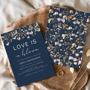 Love is in Bloom Wildflower Bridal Shower Invitation