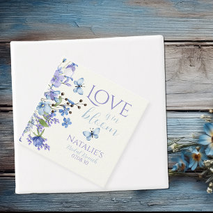 Love Is In Bloom Wildflower Floral Bridal Shower Favour Tags